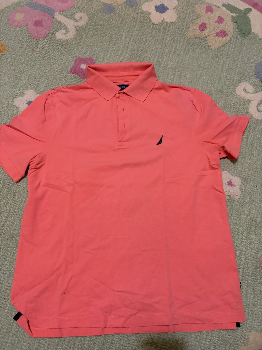 Nautica Men’s Coral Pink Polo
